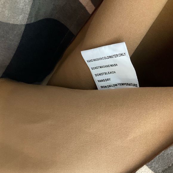 Solitaire | Belted Plaid Jacket | Brown | Faux Suede | Trench | NWT | Large - Picture 16 of 16